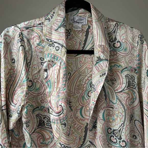 Jo Intimates Paisley Robe - Picture 5 of 7